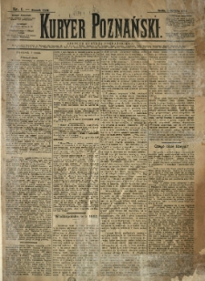 Kurier Poznański 1894.01.03 R.23 nr1