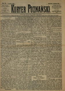 Kurier Poznański 1894.01.04 R.23 nr2
