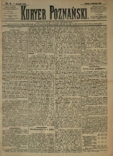 Kurier Poznański 1894.01.05 R.23 nr3