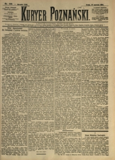 Kurier Poznański 1894.06.27 R.23 nr144