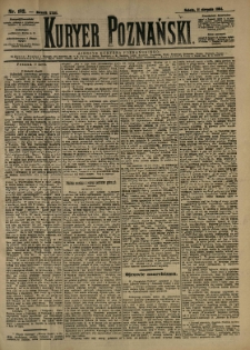 Kurier Poznański 1894.08.11 R.23 nr182