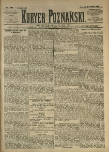 Kurier Poznański 1894.09.20 R.23 nr214