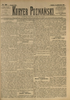 Kurier Poznański 1894.10.14 R.23 nr235