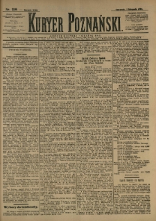 Kurier Poznański 1894.11.01 R.23 nr250