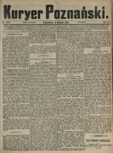 Kurier Poznański 1874.11.16 R.3 nr262