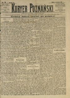Kurier Poznański 1891.04.04 R.20 nr76