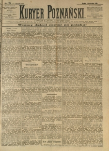 Kurier Poznański 1891.04.08 R.20 nr79