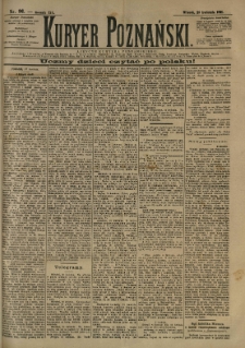 Kurier Poznański 1891.04.28 R.20 nr96