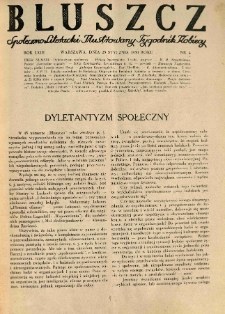 Bluszcz. Społeczno literacki ilustrowany tygodnik kobiecy 1930.01.25 R.63 nr4