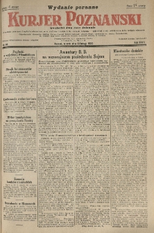 Kurier Poznański 1932.02.23 R.27 nr85