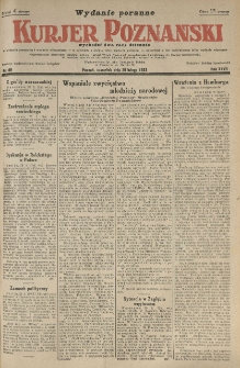 Kurier Poznański 1932.02.25 R.27 nr89