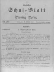 Amtliches Schul-Blatt für die Provinz Posen 1911.10.20 R.44 nr20
