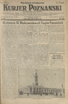 Kurier Poznański 1932.04.30 R.27 nr199