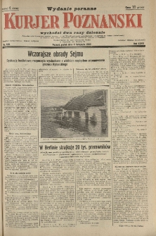 Kurier Poznański 1932.11.04 R.27 nr505