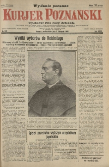 Kurier Poznański 1932.11.07 R.27 nr509