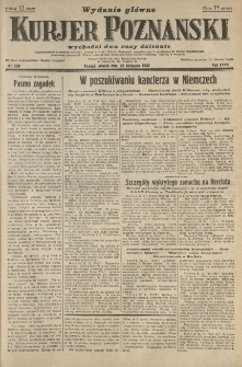 Kurier Poznański 1932.11.22 R.27 nr534