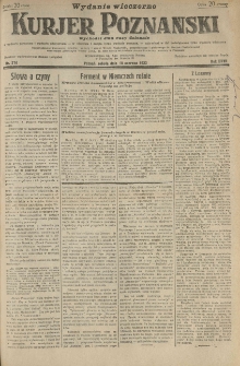 Kurier Poznański 1932.06.18 R.27 nr274