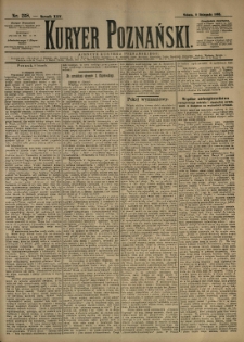 Kurier Poznański 1895.11.09 R.24 nr258