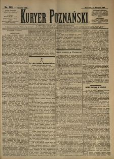 Kurier Poznański 1895.11.14 R.24 nr262