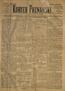Kurier Poznański 1895.01.06 R.24 nr5