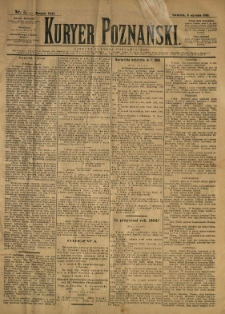 Kurier Poznański 1895.01.06 R.24 nr5