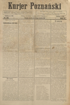 Kurier Poznański 1911.09.26 R.6 nr219