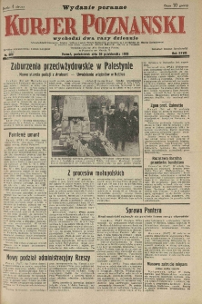 Kurier Poznański 1933.10.30 R.28 nr500