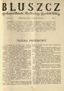 Bluszcz. Społeczno literacki ilustrowany tygodnik kobiecy 1929.02.02 R.62 nr5