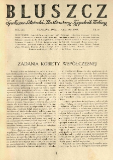 Bluszcz. Społeczno literacki ilustrowany tygodnik kobiecy 1929.05.11 R.62 nr19