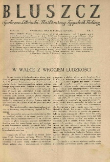 Bluszcz. Społeczno literacki ilustrowany tygodnik kobiecy 1927.02.12 R.60 nr7
