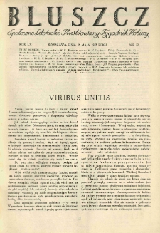 Bluszcz. Społeczno literacki ilustrowany tygodnik kobiecy 1927.05.28 R.60 nr22