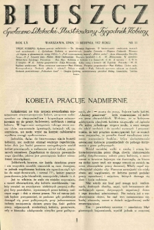 Bluszcz. Społeczno literacki ilustrowany tygodnik kobiecy 1927.08.13 R.60 nr33