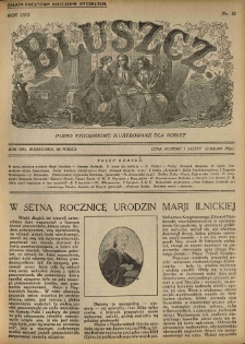 Bluszcz. Pismo tygodniowe ilustrowane dla kobiet. 1924.03.22 R.57 nr12