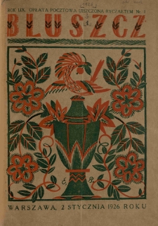 Bluszcz. Pismo tygodniowe ilustrowane dla kobiet. 1926.01.02 R.59 nr1