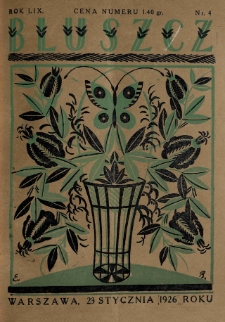 Bluszcz. Pismo tygodniowe ilustrowane dla kobiet. 1926.01.23 R.59 nr4