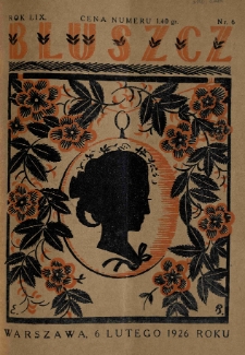 Bluszcz. Pismo tygodniowe ilustrowane dla kobiet. 1926.02.06 R.59 nr6