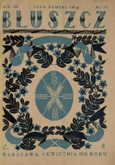 Bluszcz. Pismo tygodniowe ilustrowane dla kobiet. 1926.04.03 R.59 nr14