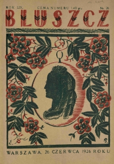Bluszcz. Pismo tygodniowe ilustrowane dla kobiet. 1926.06.26 R.59 nr26