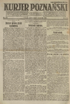 Kurier Poznański 1920.09.03 R.15 nr202