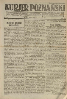 Kurier Poznański 1920.09.17 R.15 nr214