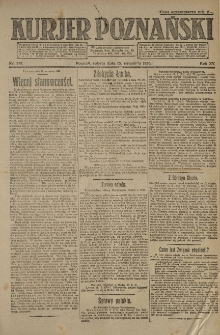 Kurier Poznański 1920.09.18 R.15 nr215