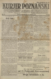 Kurier Poznański 1920.09.26 R.15 nr222
