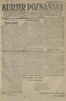 Kurier Poznański 1920.09.30 R.15 nr225