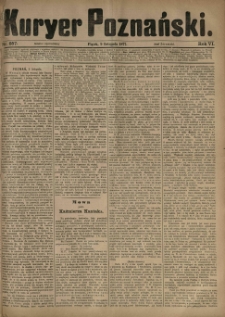 Kurier Poznański 1877.11.09 R.6 nr257