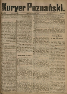 Kurier Poznański 1877.11.24 R.6 nr270