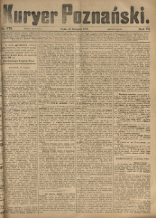 Kurier Poznański 1877.11.28 R.6 nr273