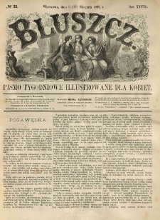 Bluszcz. Pismo tygodniowe illustrowane dla kobiet. 1892.08.06 (18) R.28 nr33