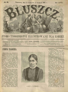 Bluszcz. Pismo tygodniowe illustrowane dla kobiet. 1892.11.19 (12.01) R.28 nr48