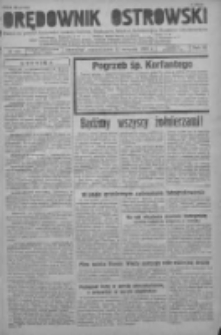 Orędownik Ostrowski: pismo na powiat ostrowski i miasto Ostr&oacute;w, Odolan&oacute;w, Mikstat, Sulmierzyce, Raszk&oacute;w i Skalmierzyce 1939.08.21 R.88 Nr100