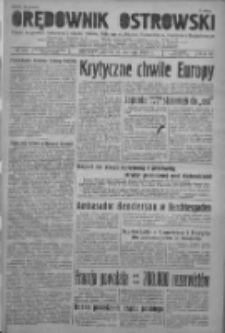 Orędownik Ostrowski: pismo na powiat ostrowski i miasto Ostrów, Odolanów, Mikstat, Sulmierzyce, Raszków i Skalmierzyce 1939.08.25 R.88 Nr102